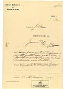 Construção de um galinheiro e de um pombal em Sintra em nome de Jeanne Rolin com o Processo OB nº 199/1925, com a licença de construção nº 112 de 15/05/1925.