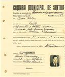 Registo de matricula de carroceiro 2 ou mais animais em nome de Álvaro Adelino, morador em Paiões, com o nº de inscrição 1266.