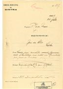 Construção de uma moradia na Rinchôa em nome de José da Silva com o Processo OB nº 337/1925, com a licença de construção nº 339 de 30/10/1925.