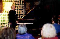 Concerto de Peter Lang, no Palácio Nacional de Sintra, durante o Festival de Música de Sintra.