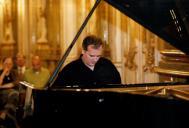 Concerto de piano com Nicholas Angelich, durante o Festival de Música de Sintra, na sala da música do Palácio Nacional de Queluz.