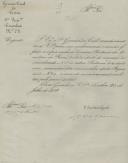 Circular de A. João Pedro da Camara, Secretário Geral, ao Administrador do Concelho de Sintra, referente ao conhecimento da portaria do Ministério do Reino de 1859, sobre o recenseamento militar pelo ano de 1860.