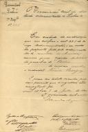 Circular do Governador Civil de Lisboa, substituto, Eduardo Segurado, ao Administrador do Concelho de Sintra, nomeando para Regedor substituto da paróquia de Belas, Vicente Rodrigues.