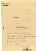 Construção de moradia em Mucifal em nome de José Silvestre Cosme, com o Processo nº OB 121/1922, com a licença de construção nº 64 de 03/04/1922.