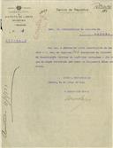 Circular dirigida ao Administrador do Concelho de Sintra, proveniente do Secretário Geral do Governo Civil do Distrito de Lisboa, referente à distribuição por todas as freguesias do concelho de 300 exemplares do projeto da constituição política da República Portuguesa.