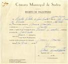Registo de velocípede de marca Famel, com o nº 10152, em nome de Carlos Alberto de Jesus Oliveira, morador em Mem Martins.