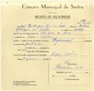 Registo de velocípede de marca Especial, com o nº 9661, em nome de João Rodrigues reis dos Santos, morador em Lopas.