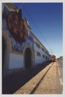 Elétrico de Sintra junto à Adega Visconde Salreu no Banzão.