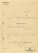 Construção de uma moradia em Magoito em nome de António Abrantes, com o Processo nº OB 46/1920, com a licença de construção nº 108 de 22/02/1920.