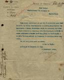 Ofício do Secretário Geral da 1ª Repartição do Governo Civil de Lisboa, [...], ao Administrador do Concelho de Sintra, solicitando uma certidão de idade referente a Damião José Brás, filho de José Damião e Rita Caetana, moradores em Montelavar.