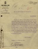 Ofício do Capitão da Secretaria da Policia Municipal da Câmara de Lisboa, Eduardo de Brito Galhardo, ao Administrador do Concelho de Sintra, referente ao pedido de intimação de Maria Adelaide Cunha do Amaral, residente na Pensão Ideal, em Belas, para proceder à reparação da canalização do prédio, sito em Lisboa.