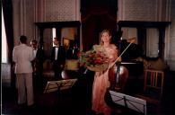 Concerto de Maria José Falcão, Aníbal Lima e Michel Gal durante o Festival de Musica de Sintra, no Palácio Nacional da Pena.