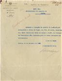 Ofício dirigido ao Administrador do Concelho de Sintra, proveniente do Secretário Geral do Governo Civil do Distrito de Lisboa, remetendo as licenças das Sociedades a fim de serem entregues aos interessados.