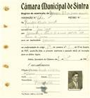 Registo de matricula de carroceiro de 2 ou mais animais em nome de Henrique Ferreira Tomás, morador em Casas Novas, com o nº de inscrição 2147.