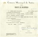 Registo de velocípede de marca Famel com motor Rex, com o nº 8689, em nome de António Mendes de Loureiro, morador em Carenque.