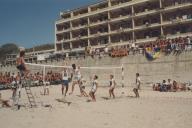 Voleibol na Praia Grande organizado pela Câmara Municipal de Sintra.