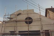 Obras de reconversão do antigo cinema Tivoli para Casa de Teatro de Sintra na Estefânia.