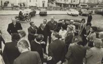 António Pereira Forjaz, presidente da Câmara de Sintra, acompanhando o Lord Mayor de Londres aquando da sua visita a Sintra.