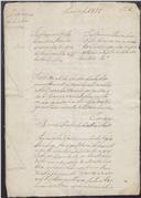 Feito cível de conta de testamento contra Genoveva, moradora no lugar de Negrais, enquanto testamenteira de seu avô, Liandro José, morador no lugar de Negrais.