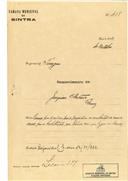 Construção de uma casa, em Arméz, em nome de Joaquim António, com o Processo OB nº 488/1922, com a licença de construção nº 344 de 12/10/1922.