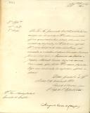 Ofício do Secretário Geral da 1ª Repartição do Governo Civil de Lisboa, Augusto Carlos de Campos, ao Administrador do Concelho de Sintra, enviando alvarás onde são nomeados António Francisco Teixeira Júnior para secretario da Comissão das Cadeias e Joaquim Maria da Cunha para vogal da mesma comissão.