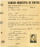 Registo de matricula de carroceiro de 2 ou mais animais em nome de Helena Rosa Frade, moradora no Ral, com o nº de inscrição 1992.