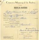 Registo de velocípede de marca Atlantic, com o nº 6640, em nome de Custódio Oliveira dos Santos, morador em Morelinho.