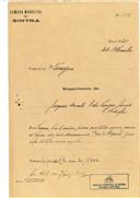 Construção de uma casa, em Sintra, em nome de Joaquim Duarte Vida Larga Júnior, com o Processo OB nº 556/1922, com a licença de construção nº 419 de 09/12/1922.