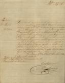 Ofício do Administrador do Bairro Central de Lisboa, [...], ao Administrador do Concelho de Sintra, solicitando que para o bom andamento do serviço de recrutamento militar, seja intimado o recruta nº 4 pela freguesia do Sacramento no ano de 1871, João Maria Lucas, filho de José Maria Lucas e Ana Abrantes, falecidos.