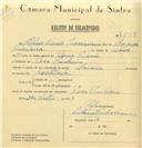 Registo de velocípede de marca Lancia, com o nº 6548, em nome de Albino Nunes Maximiano, morador em Pero Pinheiro.
