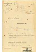 Construção de uma casa em Galamares em nome de João Alenquer, com o Processo OB nº 581/1923, com a licença de construção nº 477 de 15/12/1923.