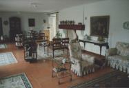 Sala de estar da casa da tapada em Sintra.