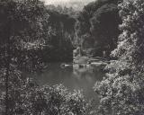 Vista parcial da Lagoa Azul na serra de Sintra.