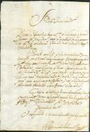 Carta dirigida a Domingos Pires Bandeira proveniente de Bernardo António Álvares.