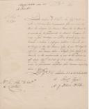 Ofício de António José Vieira Rita, Secretário Geral da 4ª Repartição do Governo Civil de Lisboa, ao Administrador do Concelho de Sintra, referente à vedação de uma paragem em direção a Rio de Mouro e que os munícipes Manuel Francisco Simões e João Cardoso, ficaram lesados.