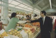 Visita de Rui Silva, Presidente da Câmara Municipal de Sintra, ao Mercado de Fanares.