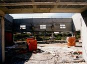 Construção do pavilhão gimnodesportivo da Escola Secundária Matias Aires no Cacém.