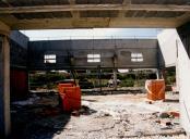 Construção do pavilhão gimnodesportivo da Escola Secundária Matias Aires no Cacém.