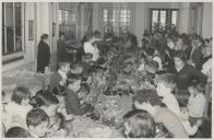 Lanche de natal para os filhos dos trabalhadores da Câmara Municipal de Sintra no casino de Sintra.