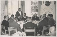 Encontro de personalidades no Palácio de Seteais.