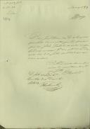 Atestado passado pelo Regedor Francisco António Rapozo, da Paróquia de Almargem do Bispo, comprovando que Gabriel, filho de João Pedro, morador no lugar de Dona Maria, presta assistência e amparo ao seu pai.