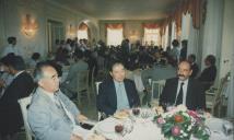 Delegação nipónica num almoço no Hotel Palácio de Seteais aquando da assinatura do protocolo de geminação de Sintra com Omura.