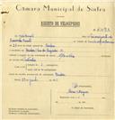 Registo de velocípede de marca Aprilia, com o nº 6493, em nome de José Duarte, morador em Rua dos Lusiadas, Queluz.
