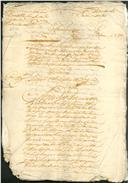 Feito cível de resíduos de testamento contra Mariana Manuel, moradora em Bolembre, enquanto testamenteiro de João Vicente Baião, morador no mesmo lugar.