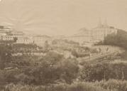 Palácio Nacional de Sintra com as casas da guarda da rainha e do Almoxarifado de Sintra.