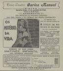 Programa do filme Os Mistérios da Vida com a participação de Charles Boyer, Robert Cummings, Barbara Stanwyck, entre outros. 