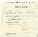 Registo de velocípede com o nº 8494, em nome de Francisco Duarte Florêncio, morador em Albogas.