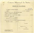 Registo de velocípede de marca Royal, com o nº 10031, em nome de António dos Santos Lageiro, morador em Arneiro da Arrreganha.