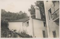 Vista parcial da Serra de Sintra e da Casa dos Limoeiros junto ás escadinhas do Hospital.