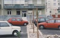 Requalificação de passeios numa rua no concelho de Sintra.